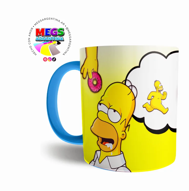 Taza Homero y la dona